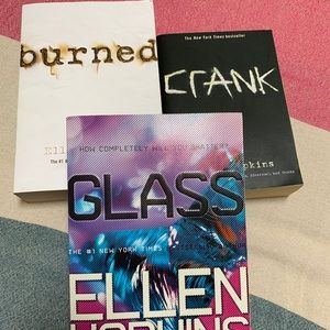 Three Ellen Hopkins used books